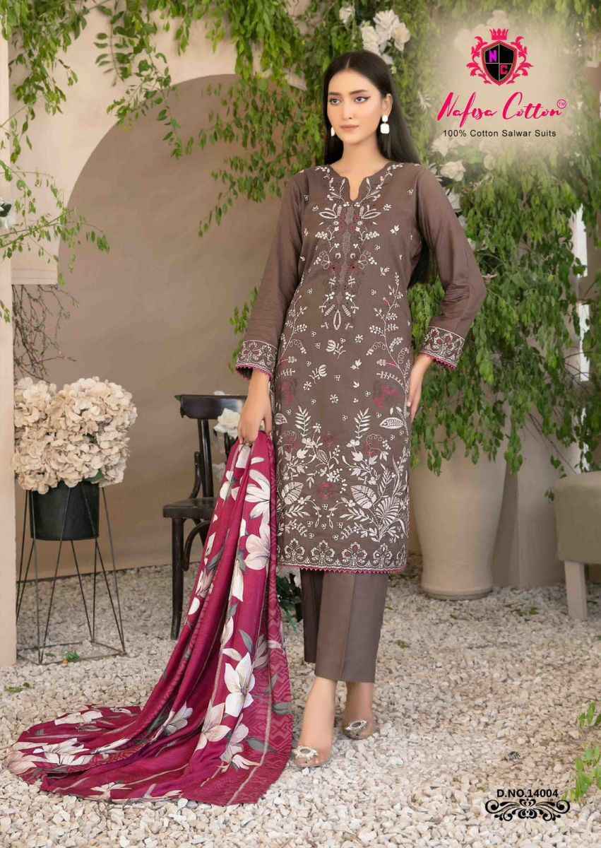 Nafisa Cotton Monsoon Vol 14 Cotton Dress Material 6 pcs Catalogue