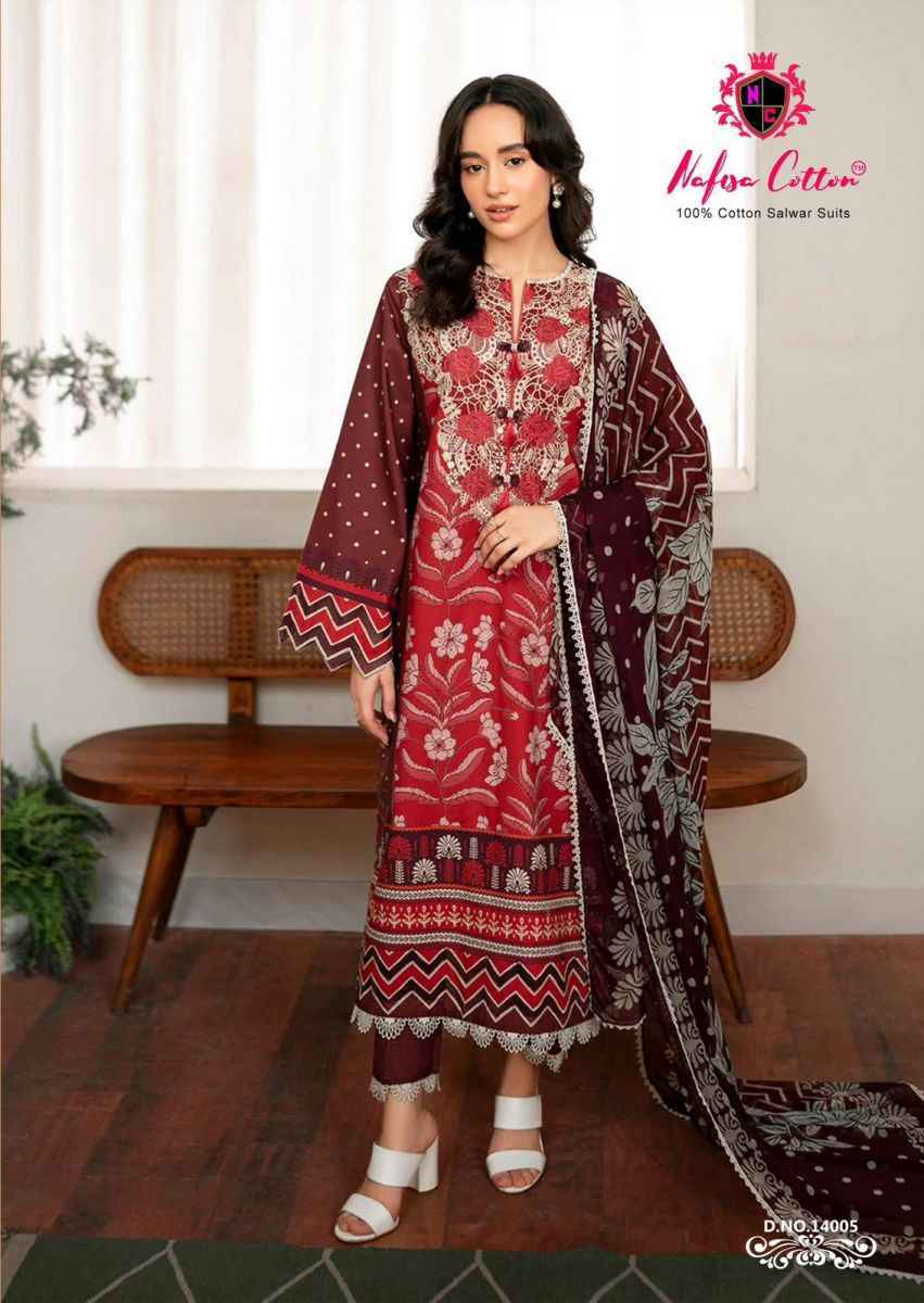 Nafisa Cotton Monsoon Vol 14 Cotton Dress Material 6 pcs Catalogue