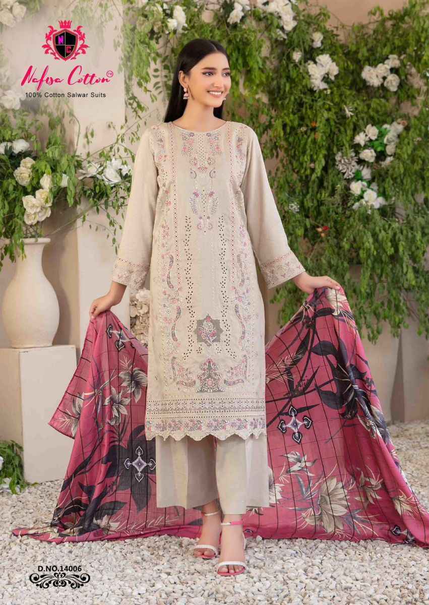 Nafisa Cotton Monsoon Vol 14 Cotton Dress Material 6 pcs Catalogue