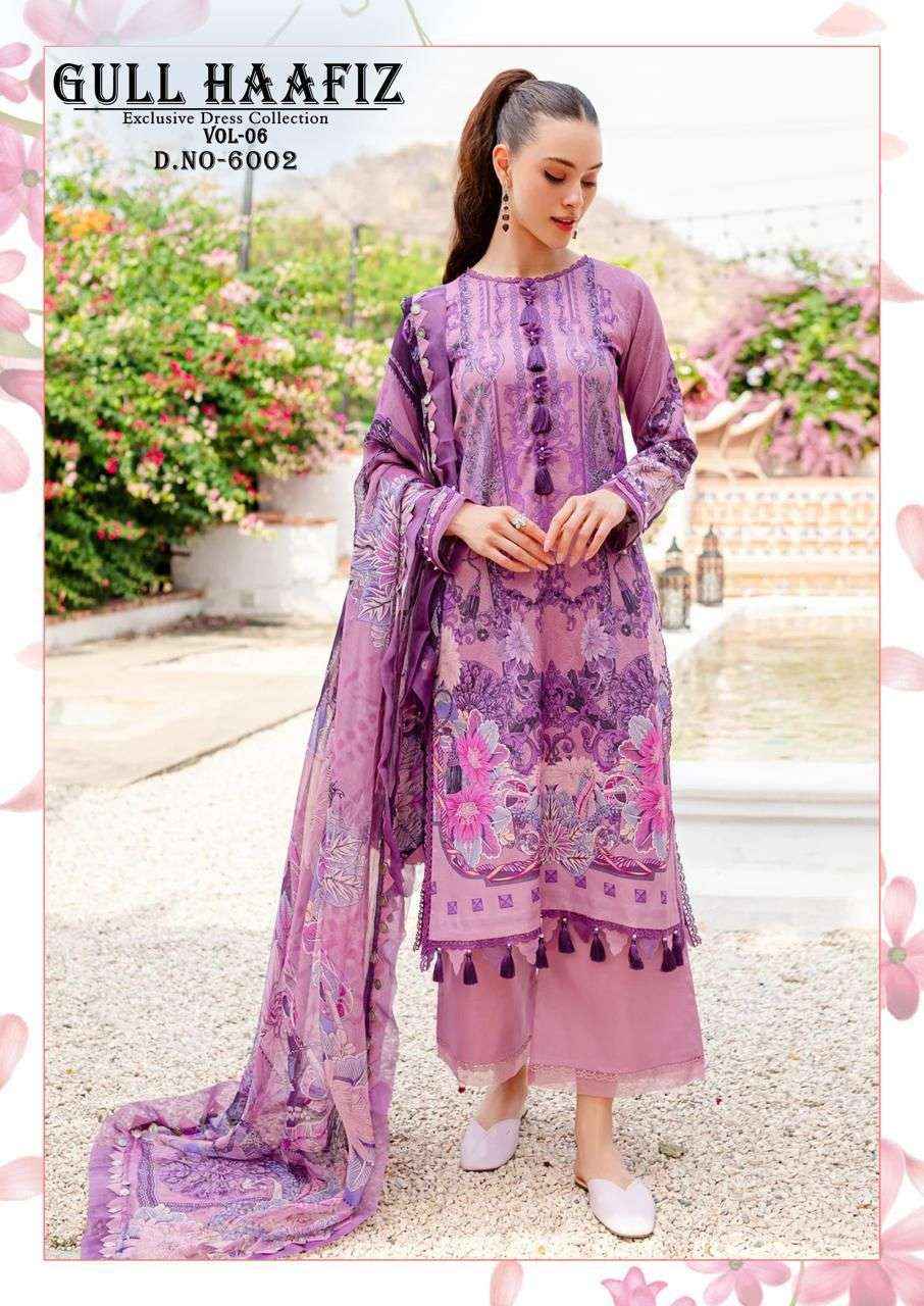 NAND GOPAL GULL HAAFIZ VOL 6 COTTON DIGITAL PRINT SALWAR SUIT ( 6 pcs catalog )