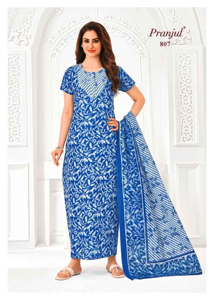 Pranjul Pratishtha Vol 8 Wholesale Cotton Nighties With Dupatta ( 24 pcs Catalogue )