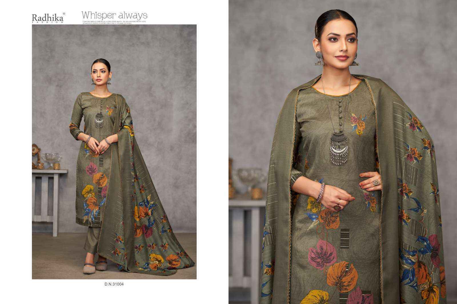 Radhika Fashion Semina women Pashmina Salwar Kameez Latest Catalog ( 4 pcs Catalogue }