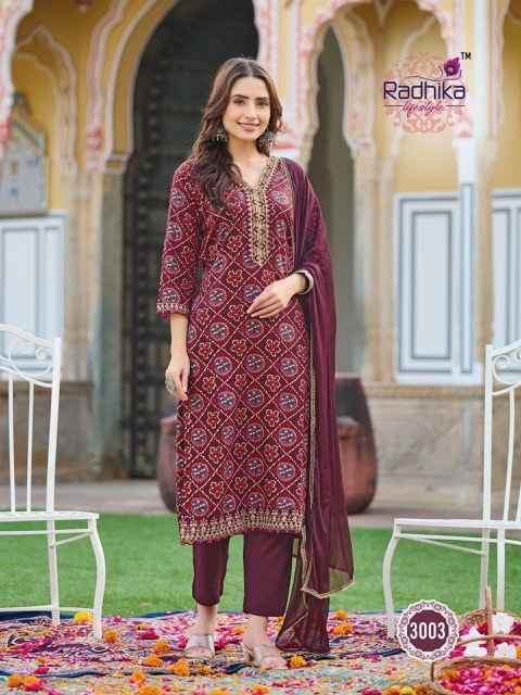 Radhika Lifestyle Rivazo Vol 3 Reyon Kurti Combo 6 pcs Catalogue