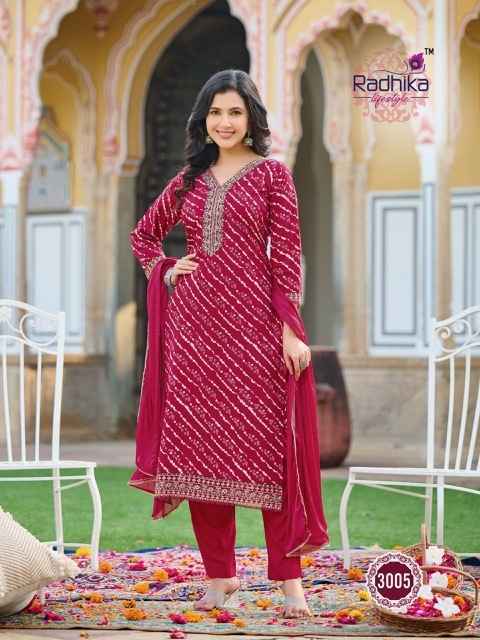 Radhika Lifestyle Rivazo Vol 3 Reyon Kurti Combo 6 pcs Catalogue