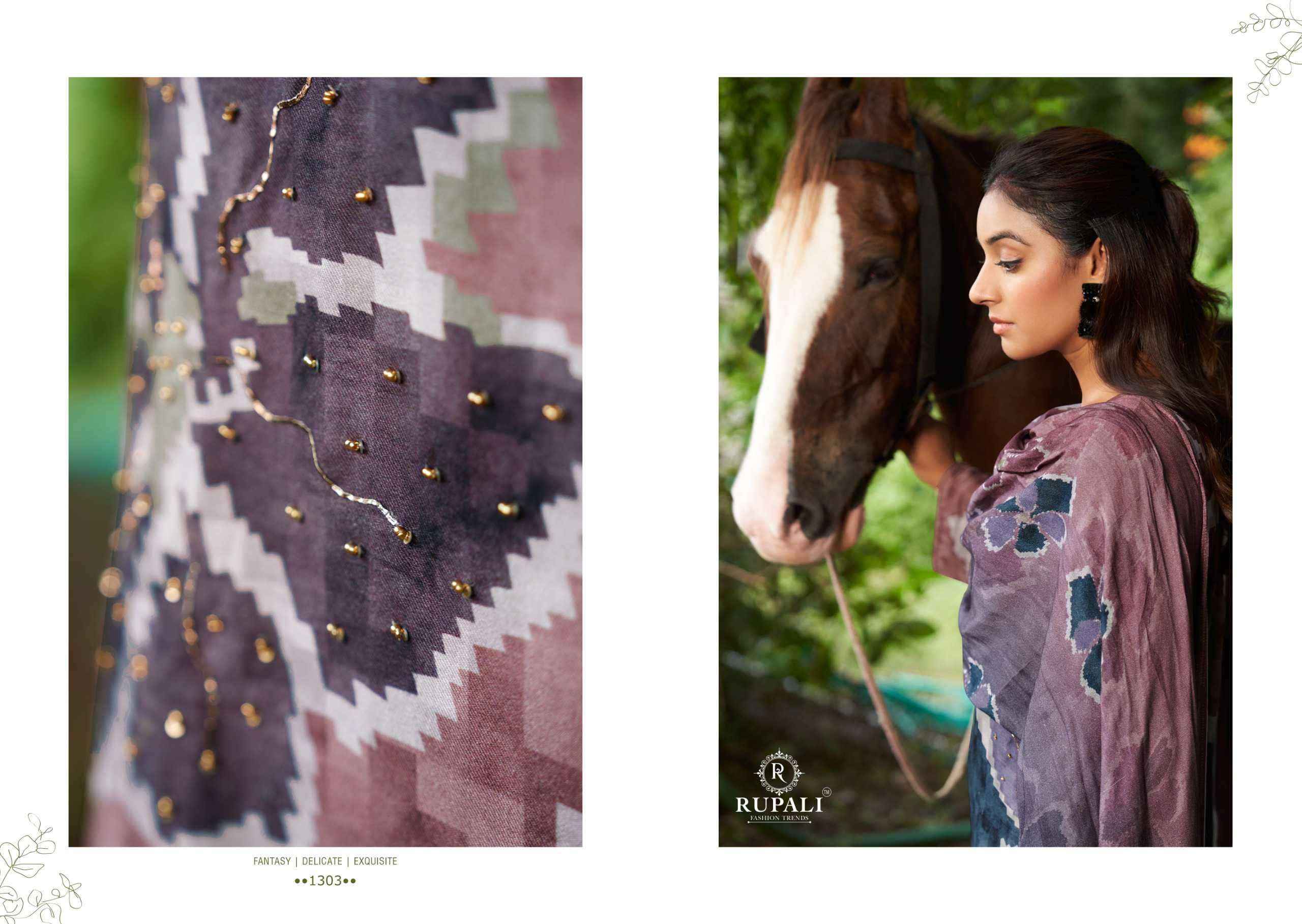 Rupali Fashion Polki Fancy Winter Collection Pashmina Suit wholesale price (4 pcs catalog )