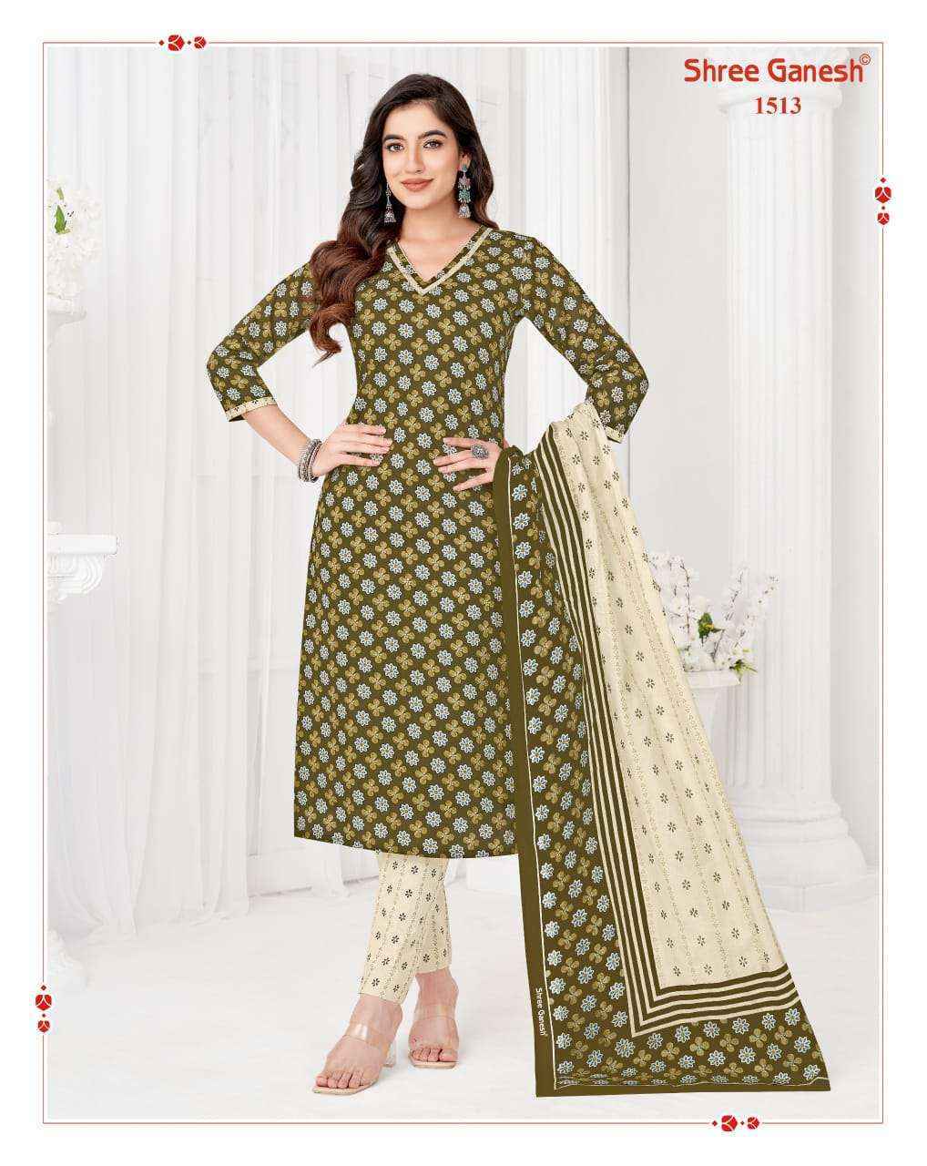 Shree Ganesh Vaani Vol 5 Pure Cotton Dress Materal Wholesale Market Surat ( 20 pcs Catalogue )