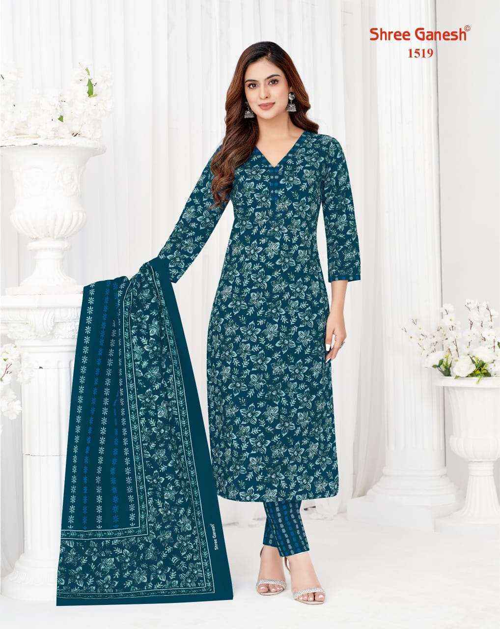 Shree Ganesh Vaani Vol 5 Pure Cotton Dress Materal Wholesale Market Surat ( 20 pcs Catalogue )