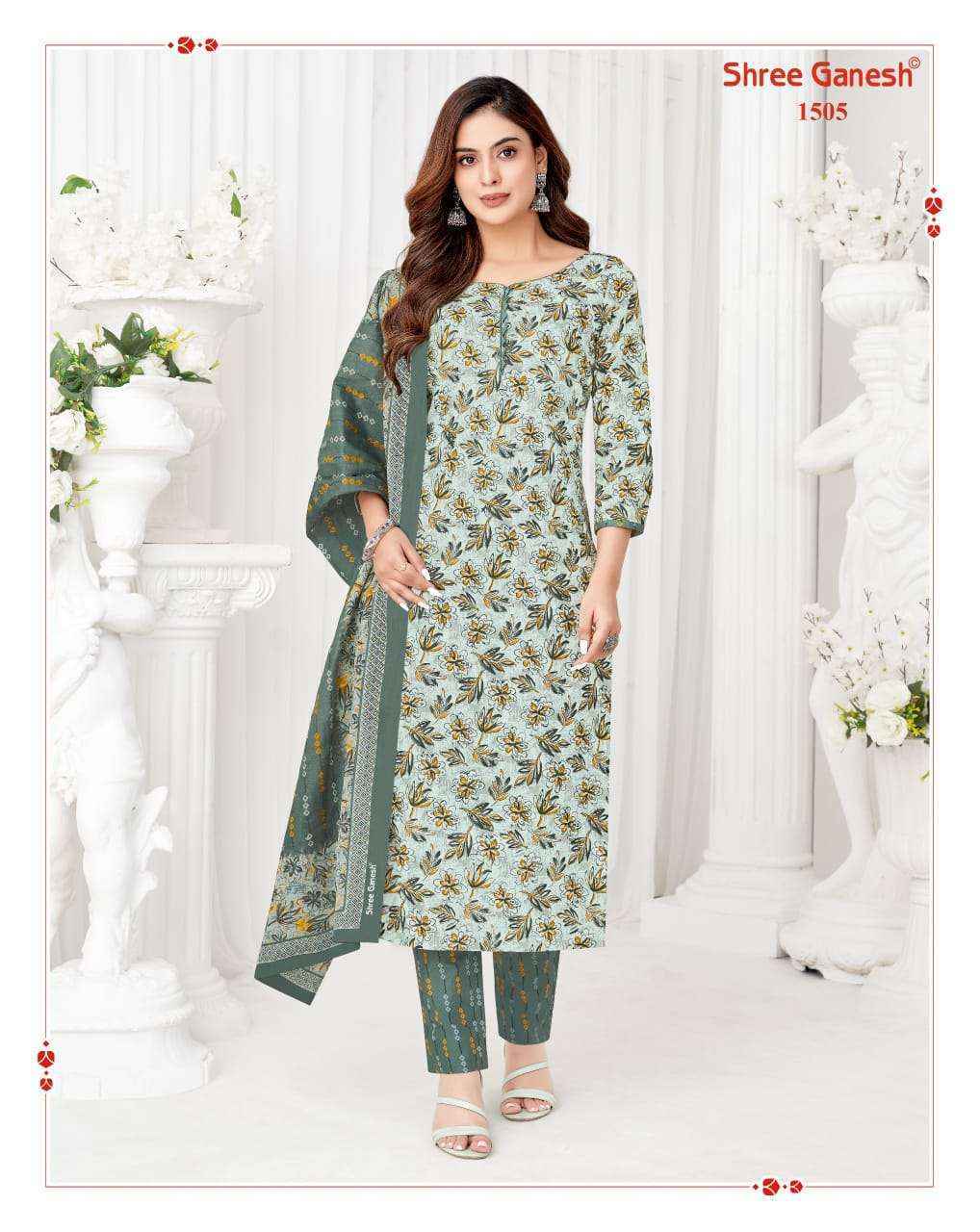 Shree Ganesh Vaani Vol 5 Pure Cotton Dress Materal Wholesale Market Surat ( 20 pcs Catalogue )