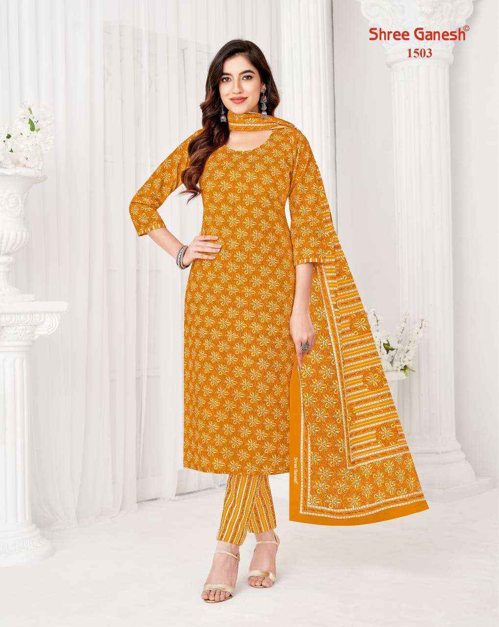Shree Ganesh Vaani Vol 5 Pure Cotton Dress Materal Wholesale Market Surat ( 20 pcs Catalogue )