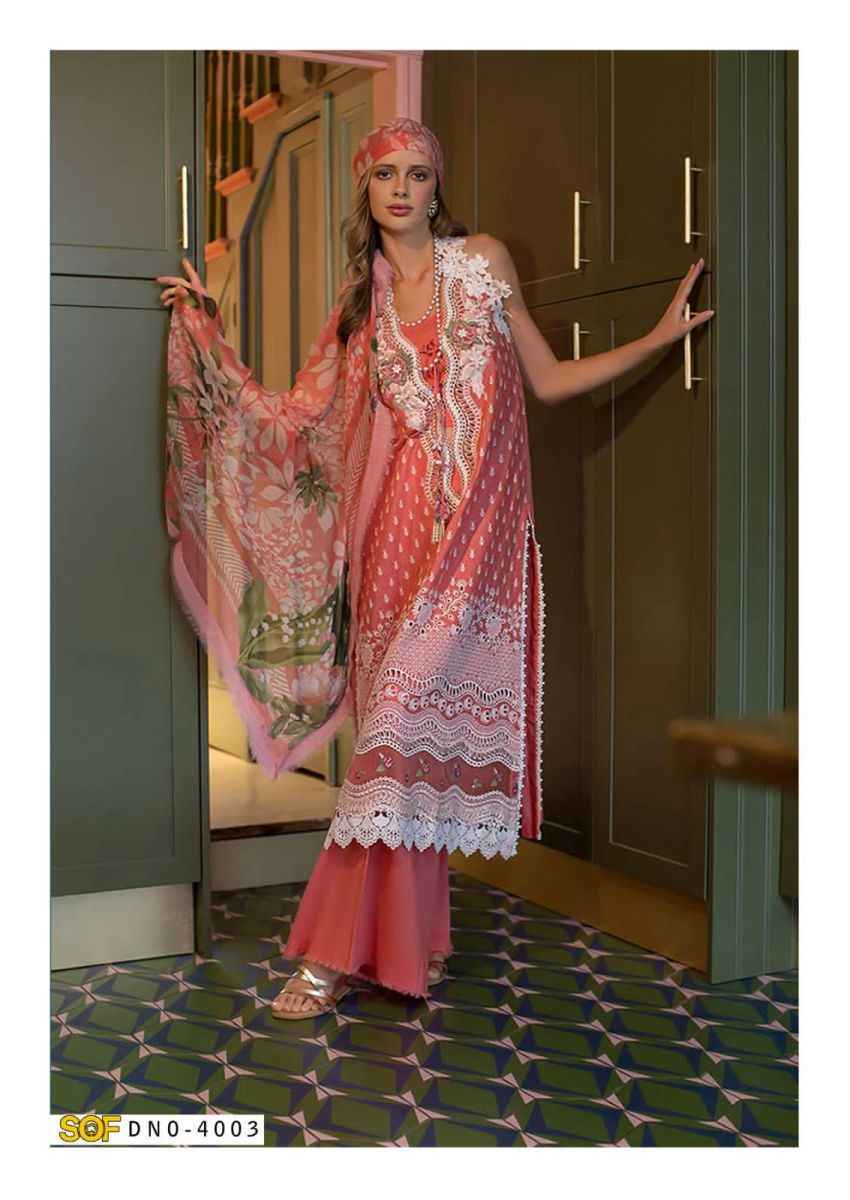 Shree Om Fab Aliya B Vol 4 Lawn Cotton Dress Material 6 pcs Catalogue