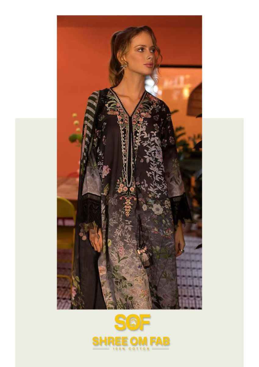 Shree Om Fab Aliya B Vol 4 Lawn Cotton Dress Material 6 pcs Catalogue