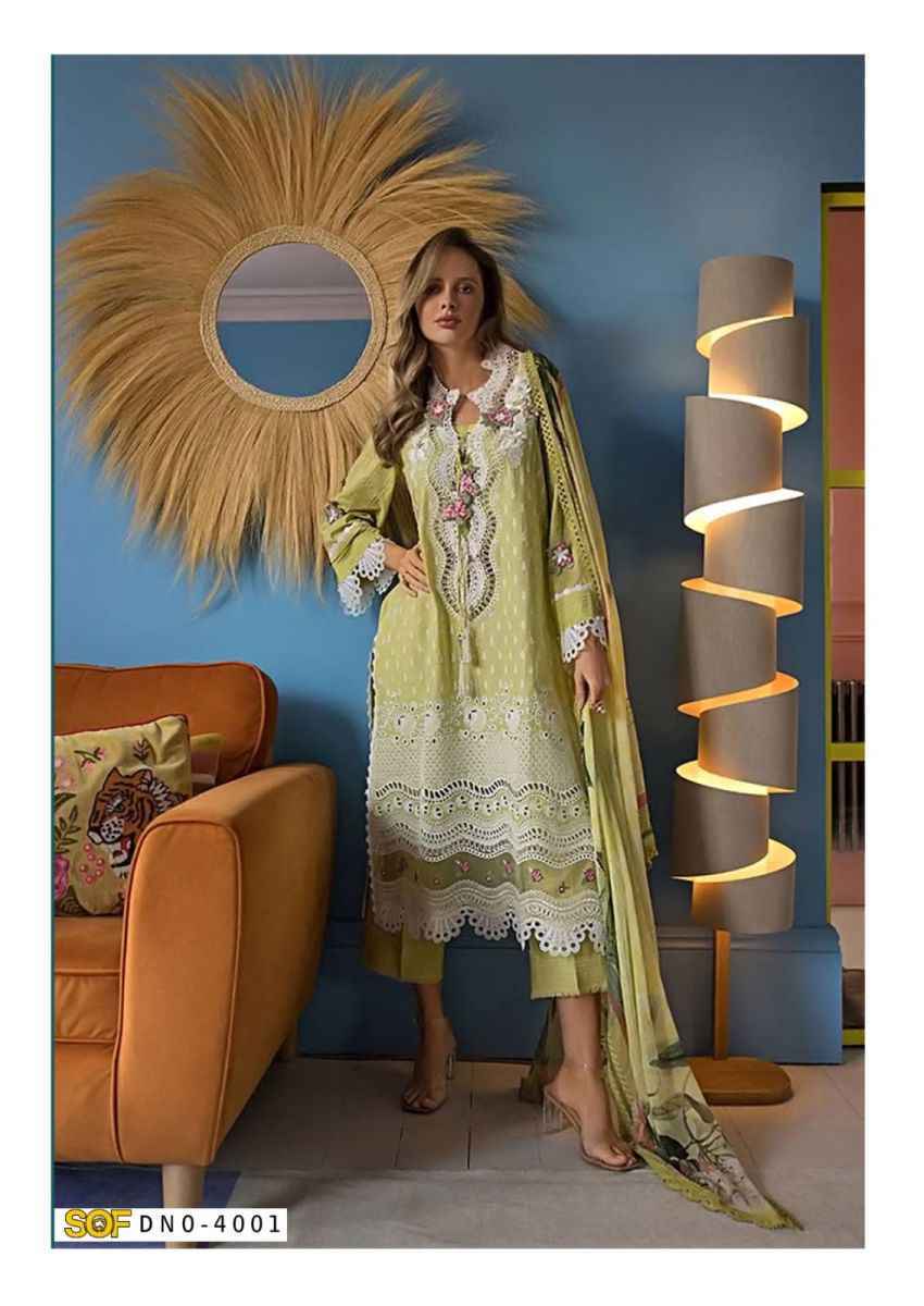Shree Om Fab Aliya B Vol 4 Lawn Cotton Dress Material 6 pcs Catalogue