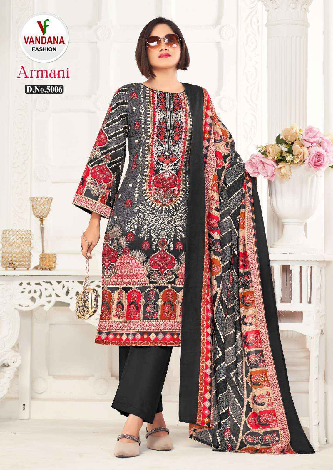 VANDANA FASHION ARMANI VOL 5 DRESS MATERIAL ( 8 PCS CATALOG )