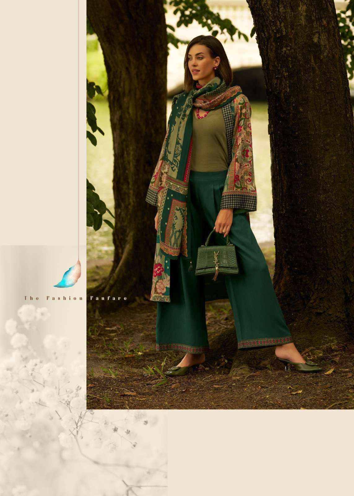 Varsha Iraha Premium Design Pashmina Suit wholesale price (4 pcs catalog )