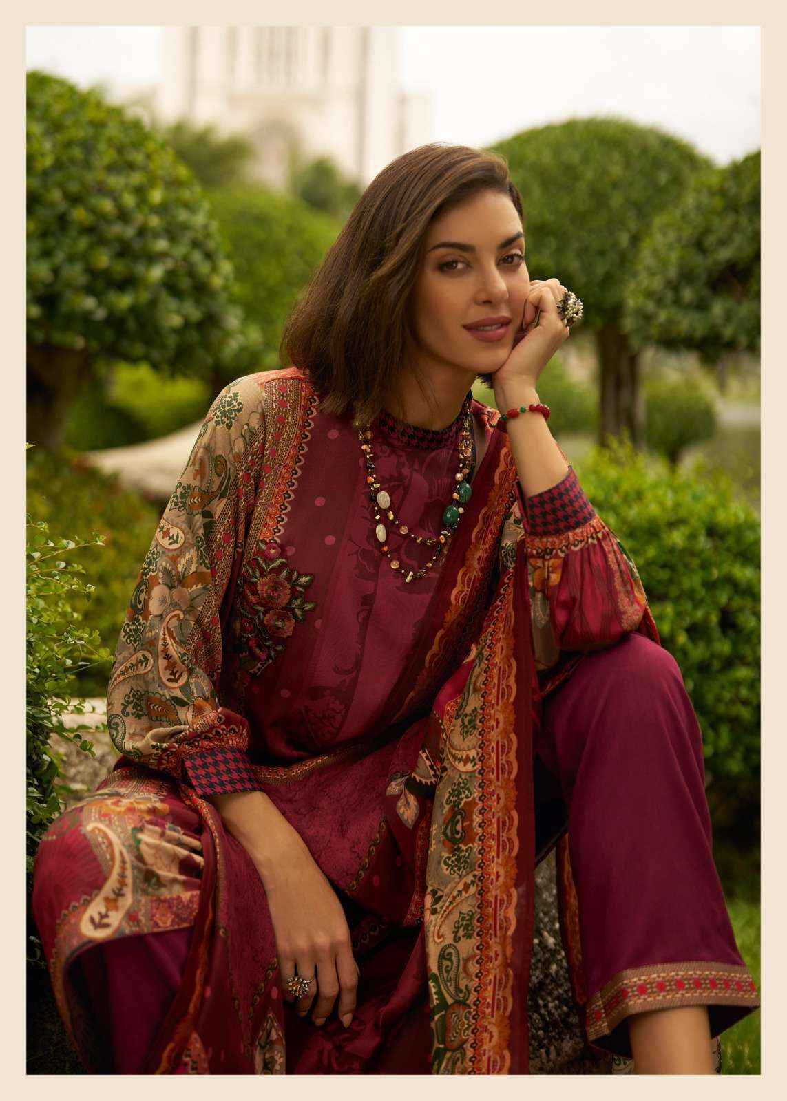 Varsha Iraha Premium Design Pashmina Suit wholesale price (4 pcs catalog )