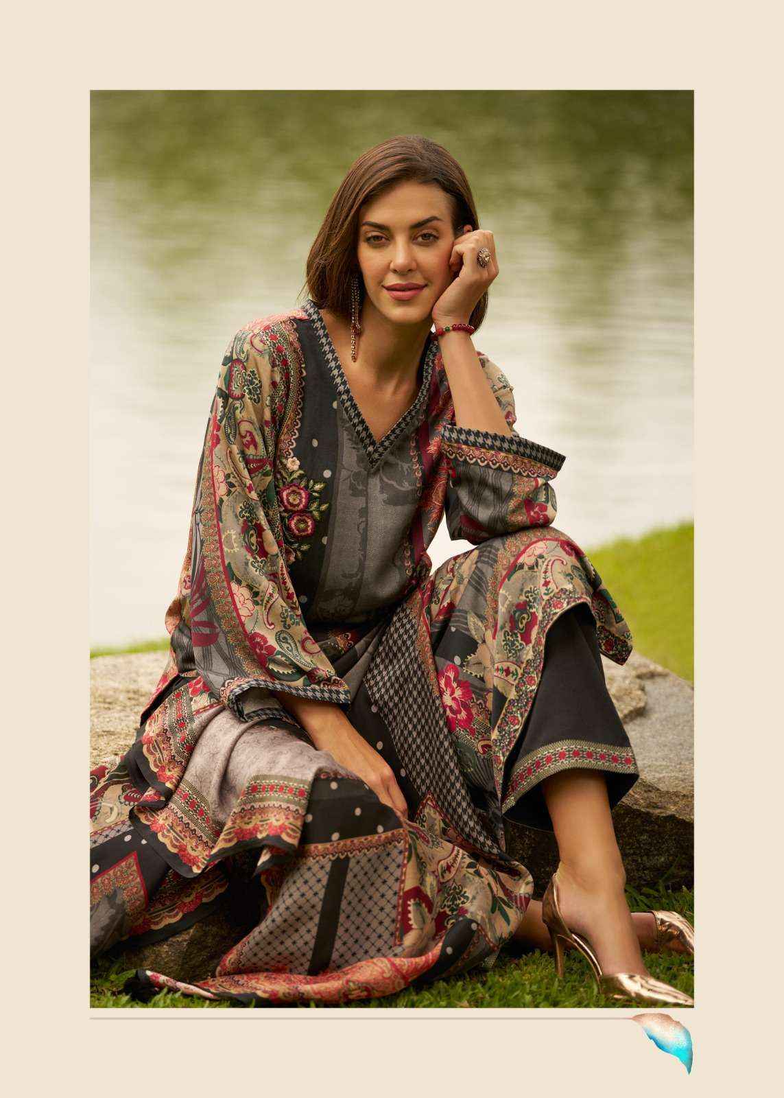 Varsha Iraha Premium Design Pashmina Suit wholesale price (4 pcs catalog )