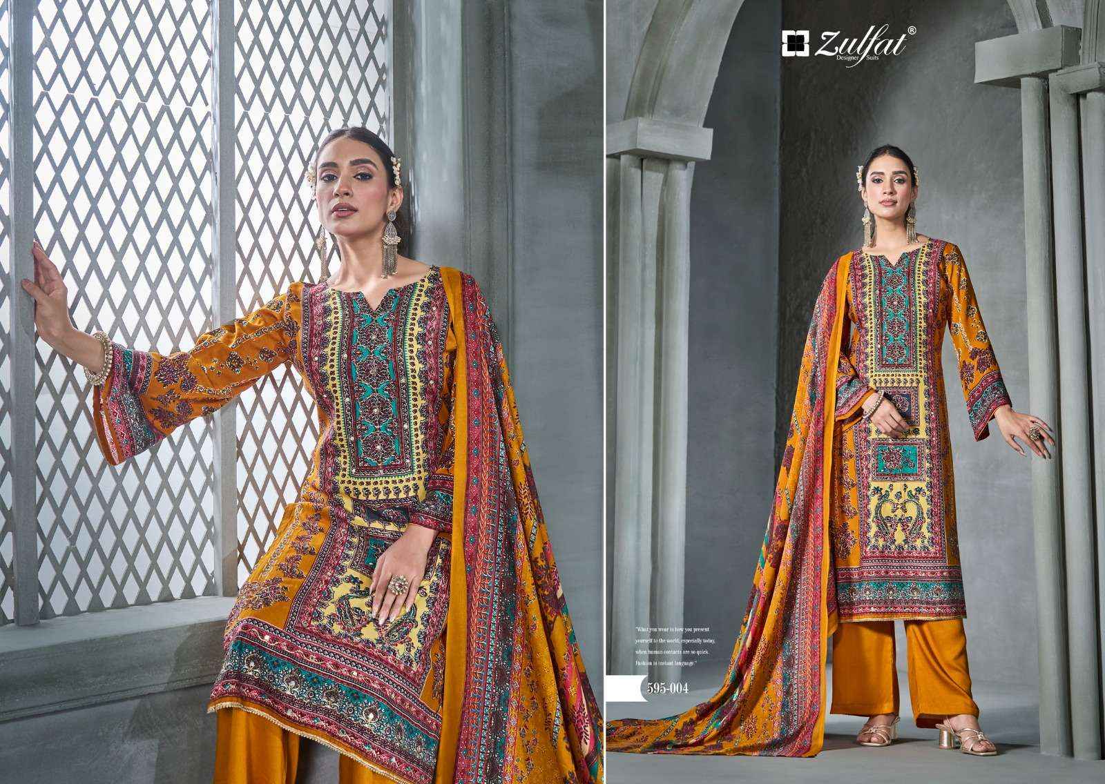 ZULFAT DESIGNER AAYAT VOL-4 WHOLESALE RAYON SALWAR KAMEEZ ( 6 PCS CATALOG )