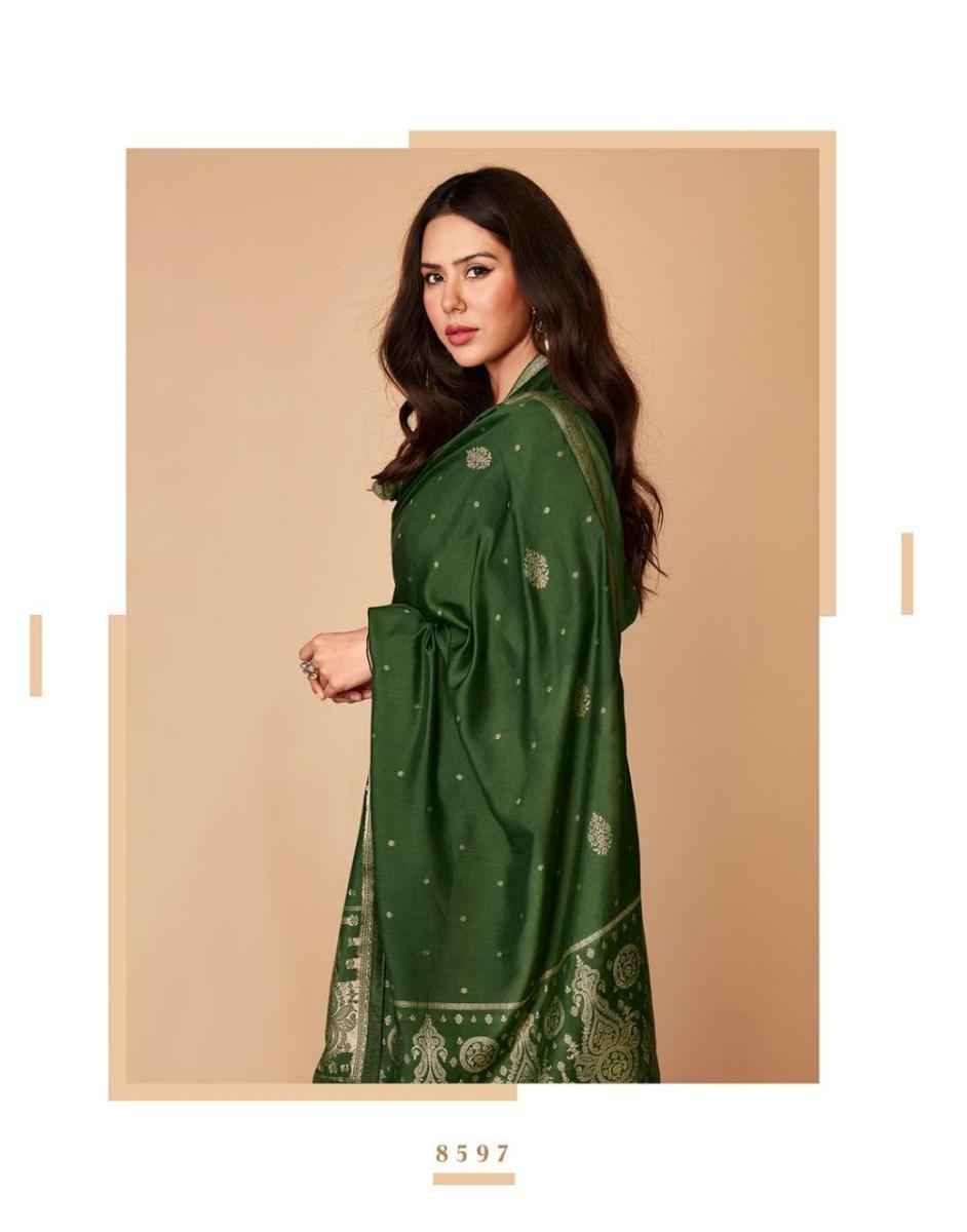 Aashirwad Mor Bagh Saaras Silk salwar kameez wholesale price ( 6 pcs catalog )