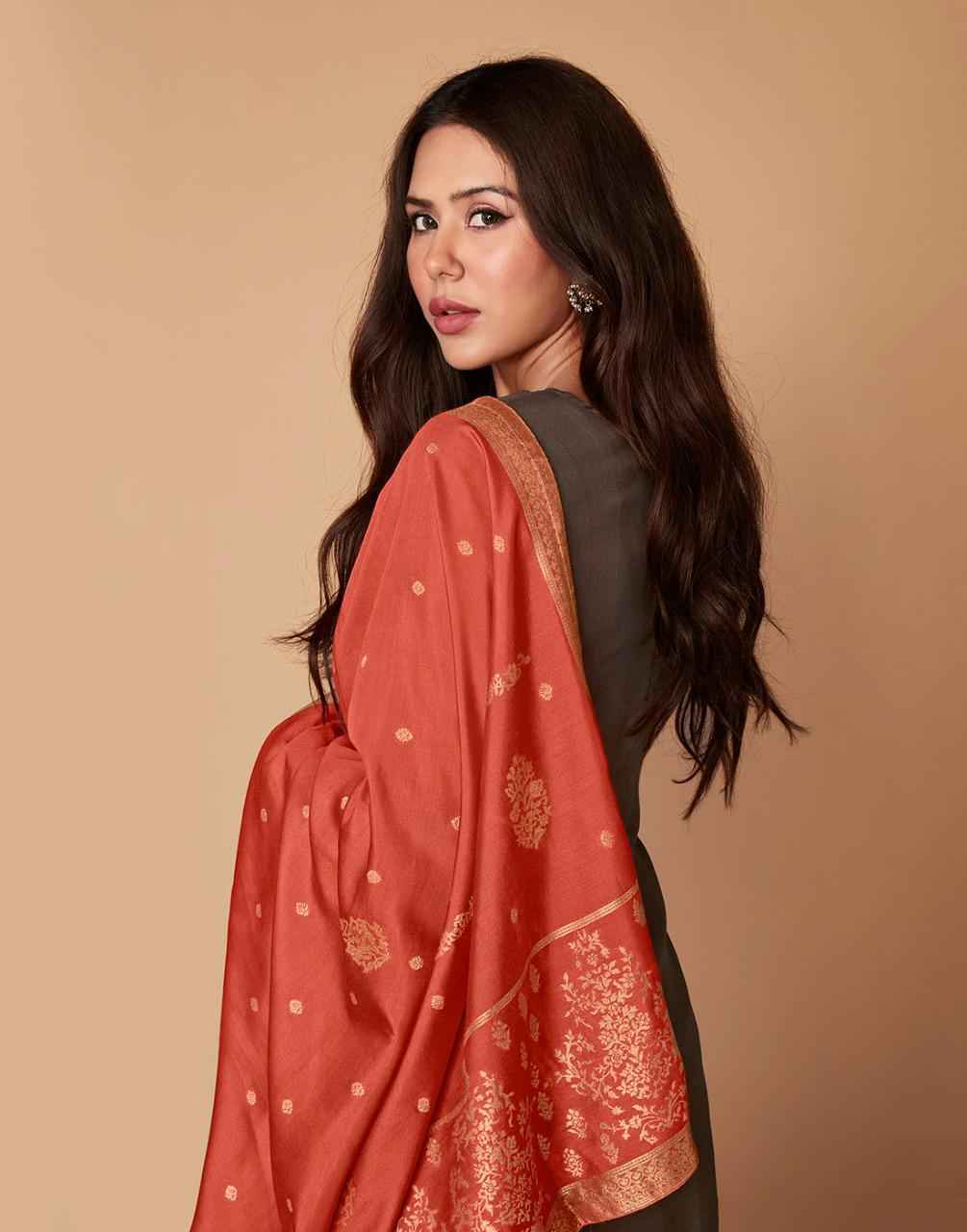 Aashirwad Mor Bagh Saaras Silk salwar kameez wholesale price ( 6 pcs catalog )