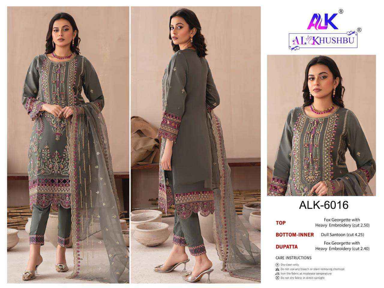 AL Khushbu Afifa Vol 2 Georgette salwar kameez wholesale price  (3 pcs catalog )