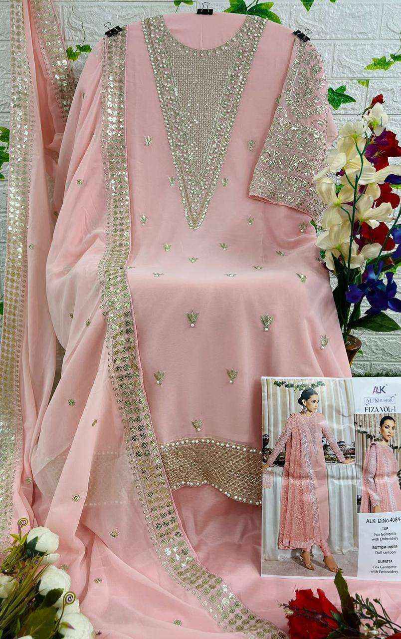 Al Khushbu Fiza Vol 1 Georgette Salwar Kameez Wholesale Price ( 3 Pcs Catalog )