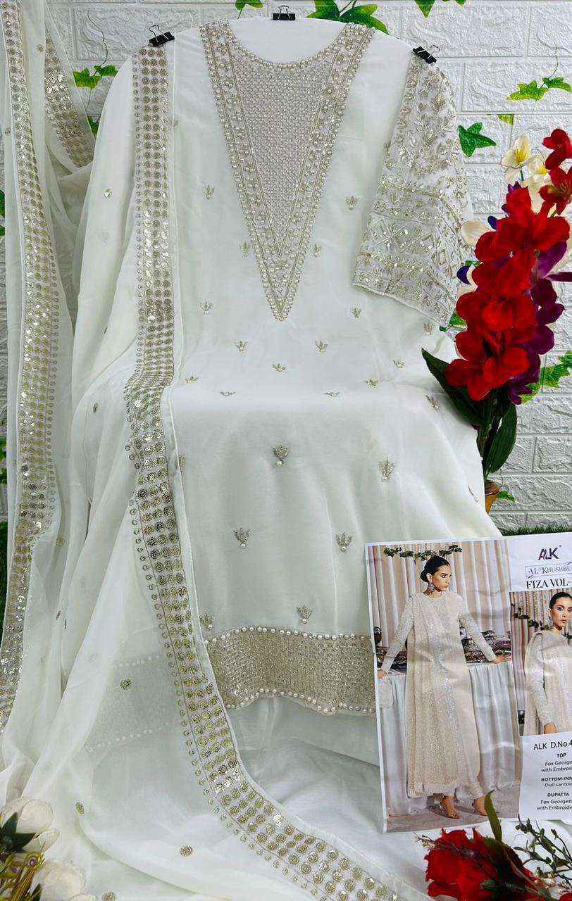 Al Khushbu Fiza Vol 1 Georgette Salwar Kameez Wholesale Price ( 3 Pcs Catalog )