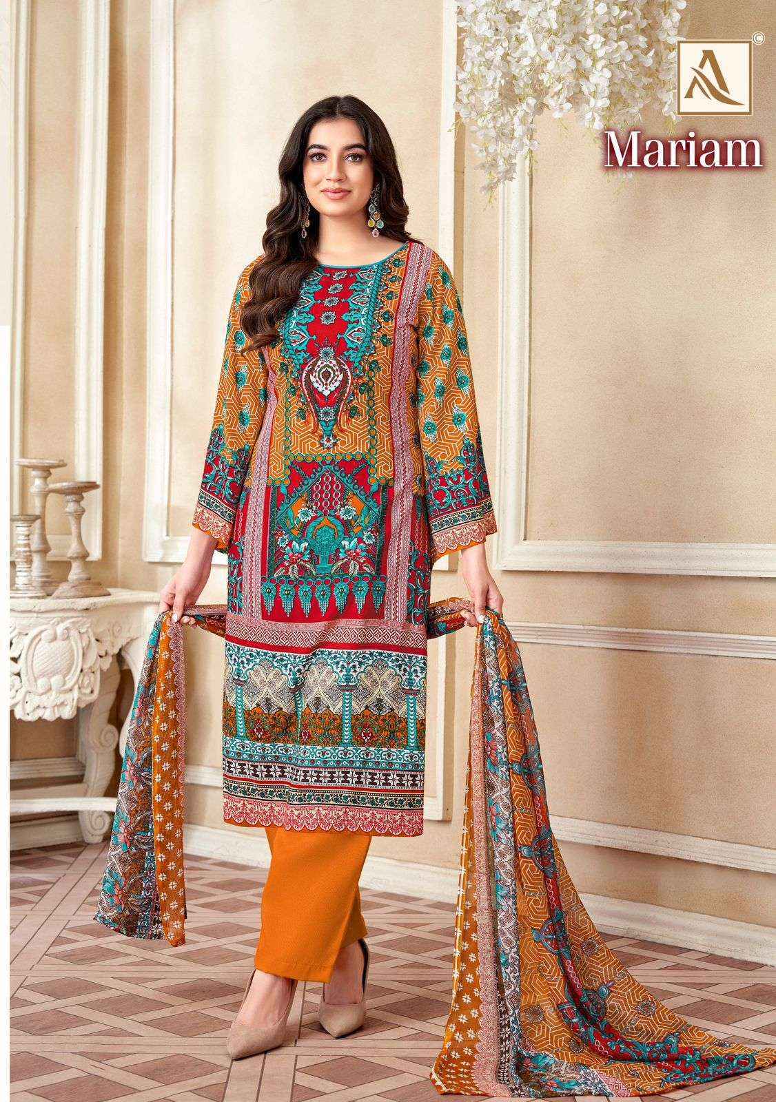 Alok Mariam Viscouse Rayon Salwar Kameez Wholesale Price ( 8 Pcs Catalog )