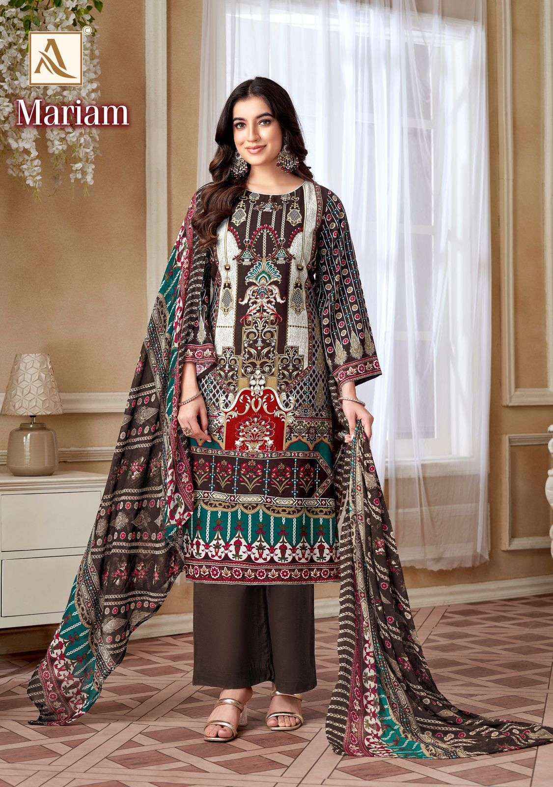 Alok Mariam Viscouse Rayon Salwar Kameez Wholesale Price ( 8 Pcs Catalog )