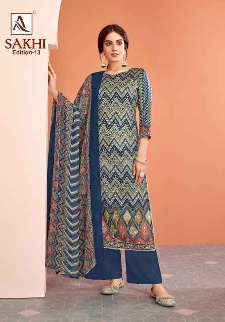 Alok Sakhi Edition 13 Jam Cotton Salwar Kameez Wholesale Price ( 6 Pcs Catalog )