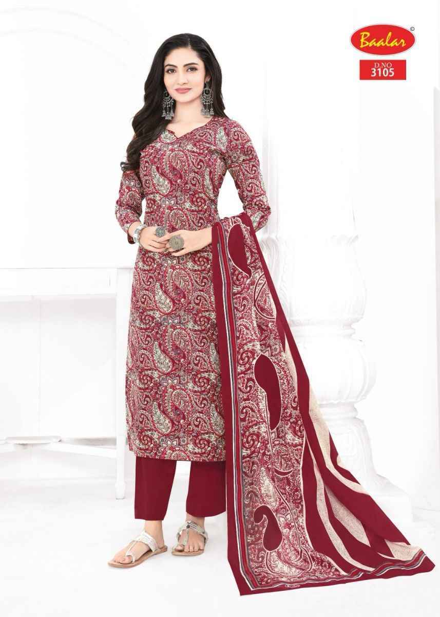 Baalar Cotton Zaara Vol 31 Wholesale Cotton Salwar Kameez ( 18 pcs Catalogue )