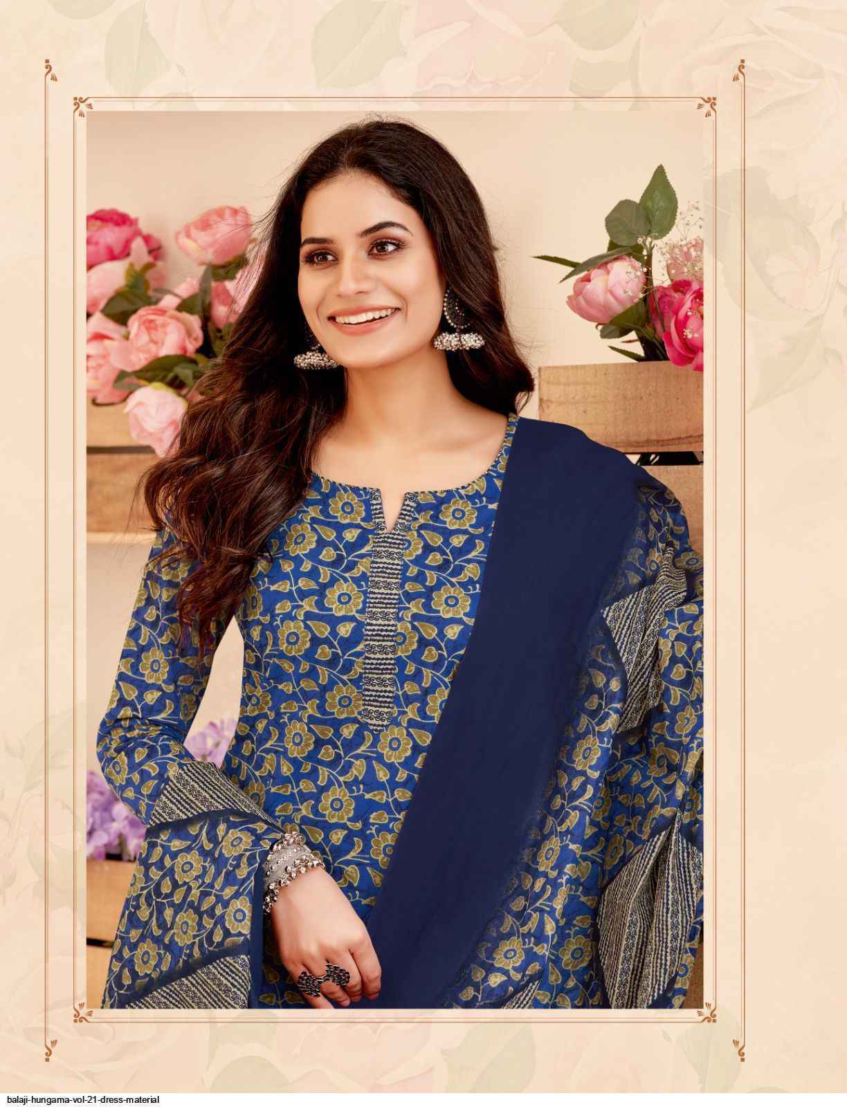 Balaji Cotton Hangama Vol 21 Wholesale Cotton Dress Material ( 12 pcs Catalogue )