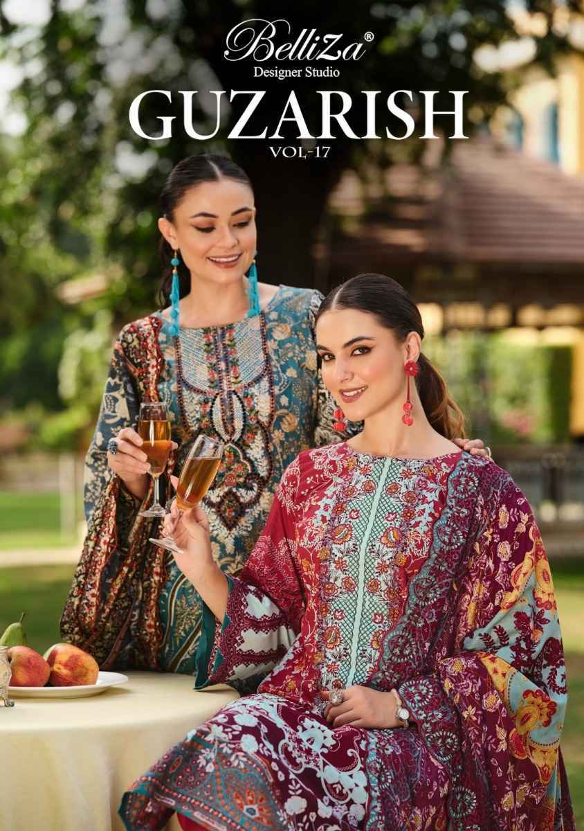 Belliza Guzarish Vol 17 Cotton Salwar Kameez Wholesale Price ( 8 Pcs Catalog )