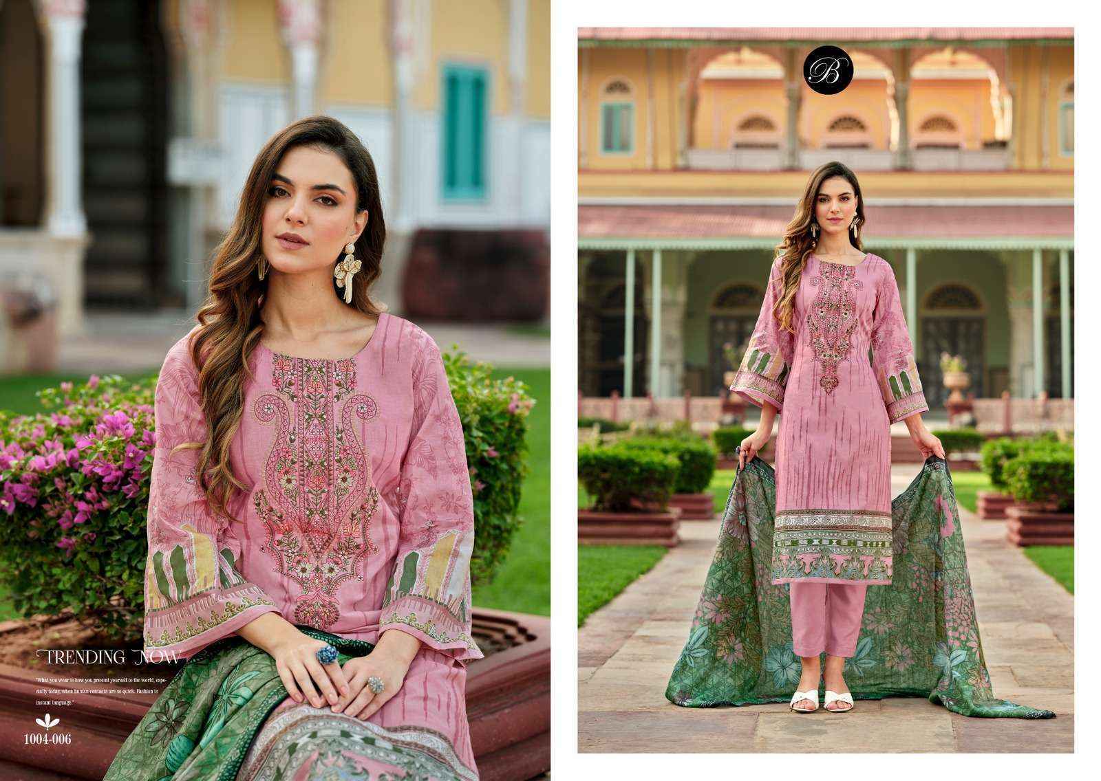 Belliza Naira Vol 83 Cotton Salwar Kameez At Wholesale Price ( 8 pcs Catalog )