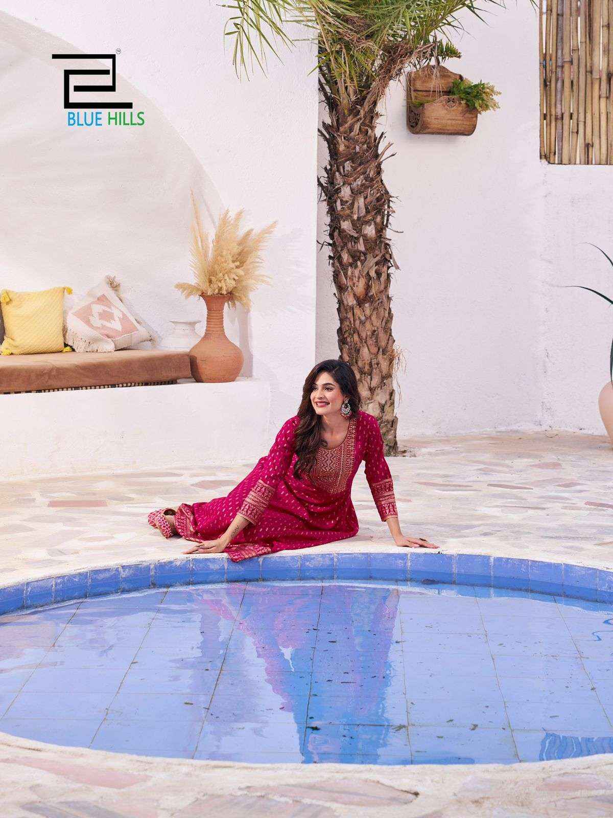 Blue Hills Yashika Anarkali Kurti Gown Suits Wholesale Price ( 10 Pcs Catalogue )