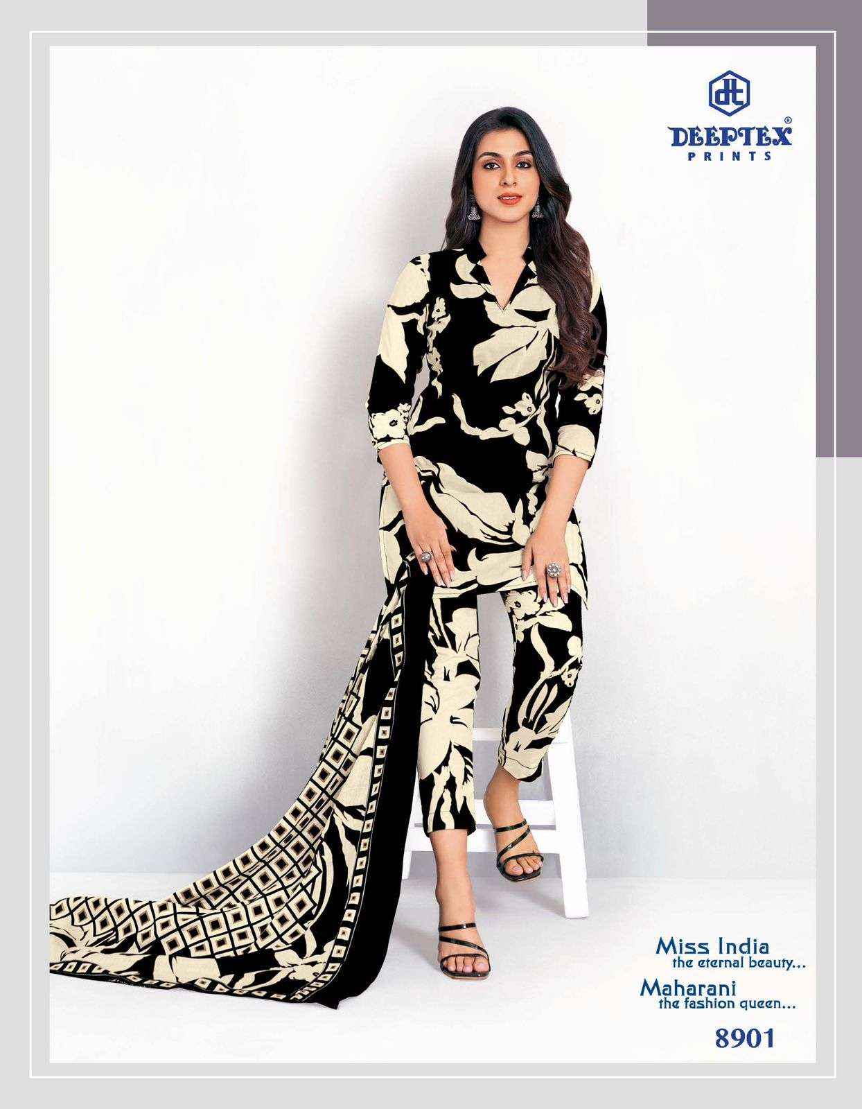 Deeptex Prints Miss India Vol 89 Pure Cotton Dress Material ( 16 Pcs Catalogue )