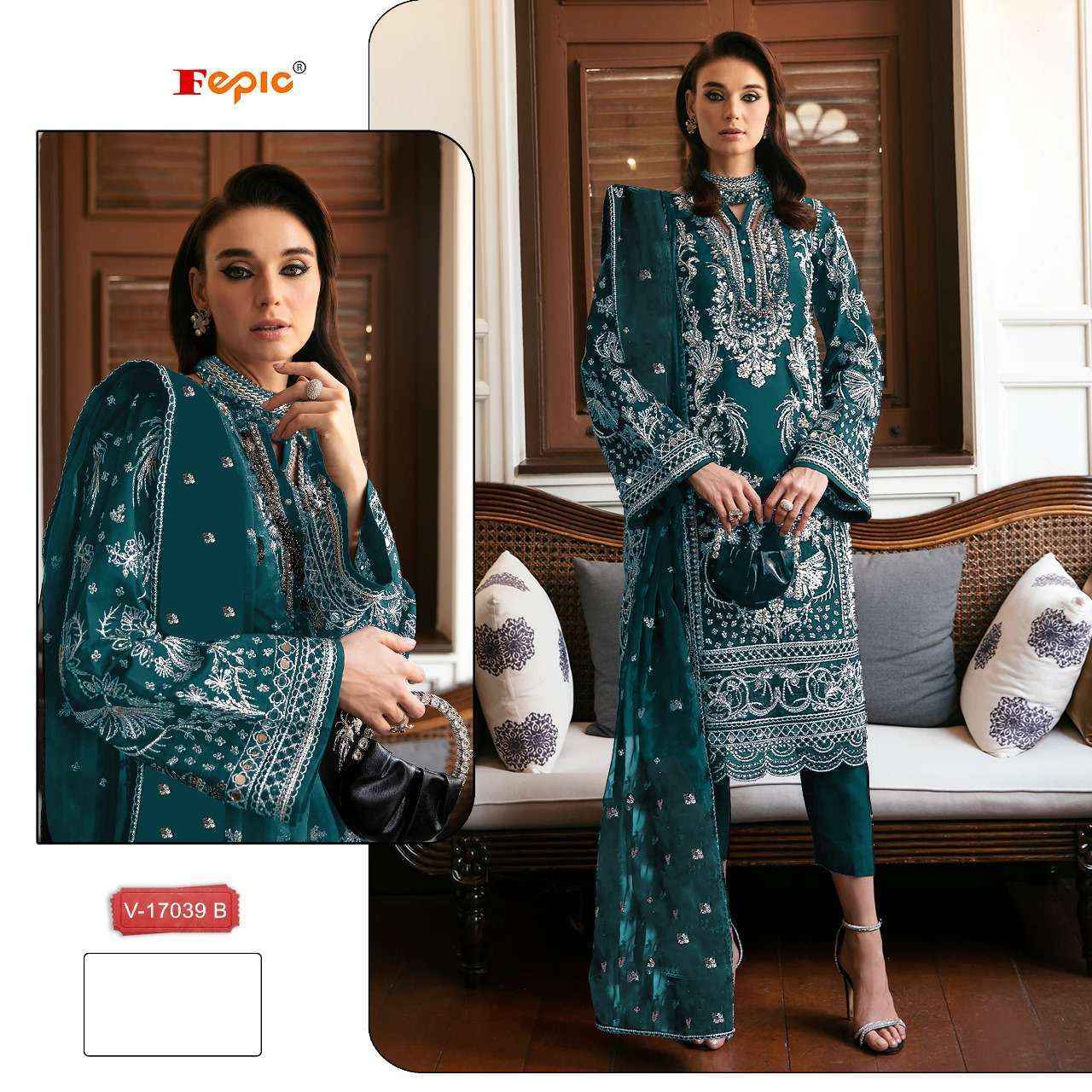 Fepic Rosemeen C 17039 Velvet Salwar Kameez Wholesale Price ( 3 Pcs Catalog )