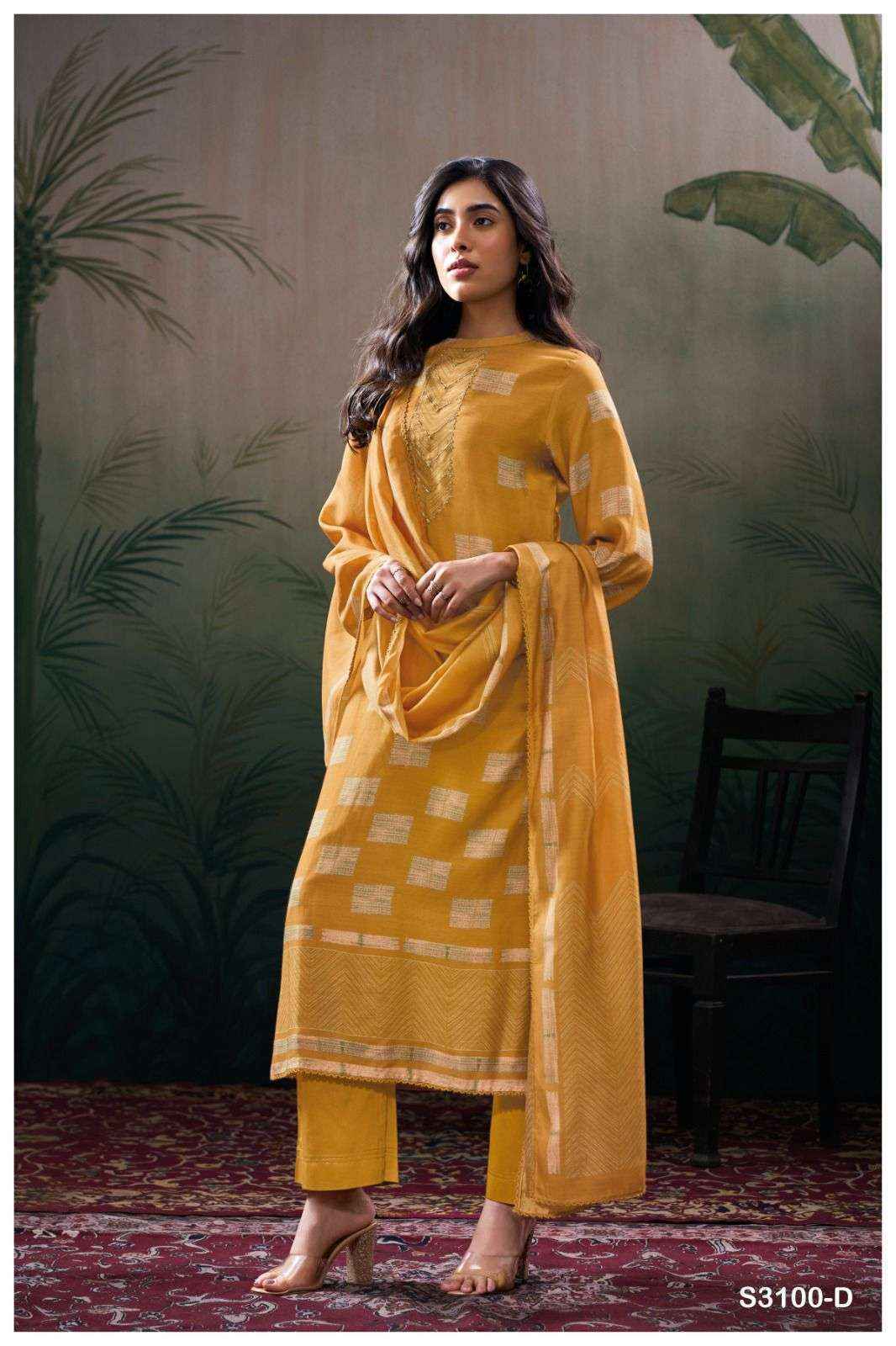 Ganga Hanisha 3100 Bamber Silk Salwar Kameez Wholesale Price ( 4 Pcs Catalog )