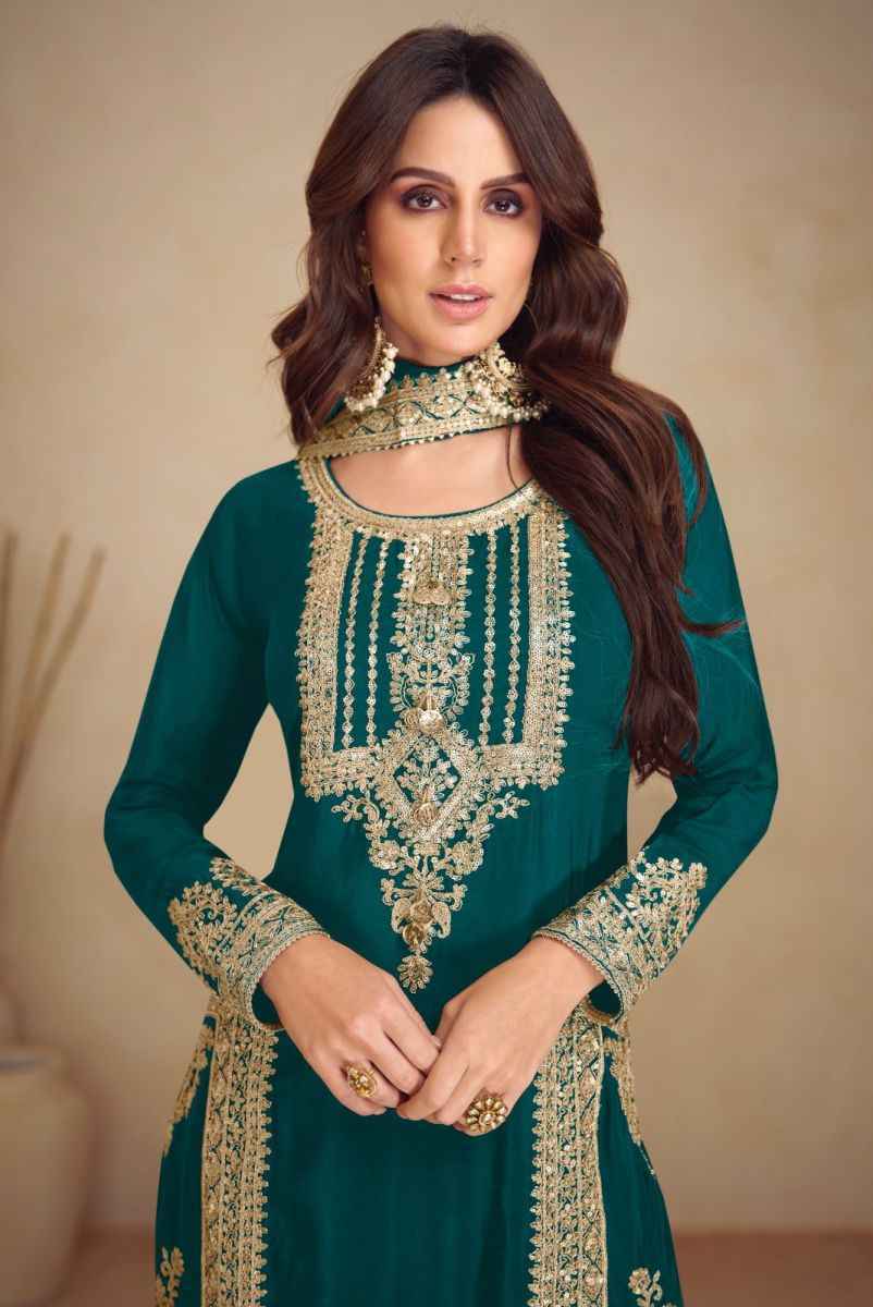 Gulkayra Designer Apsara Vol 3 Readymade Chinon Salwar Kameez Wholesale Price ( 5 Pcs Catalog )