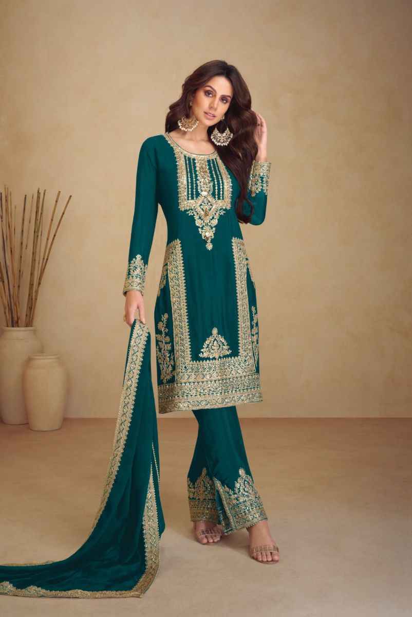 Gulkayra Designer Apsara Vol 3 Readymade Chinon Salwar Kameez Wholesale Price ( 5 Pcs Catalog )