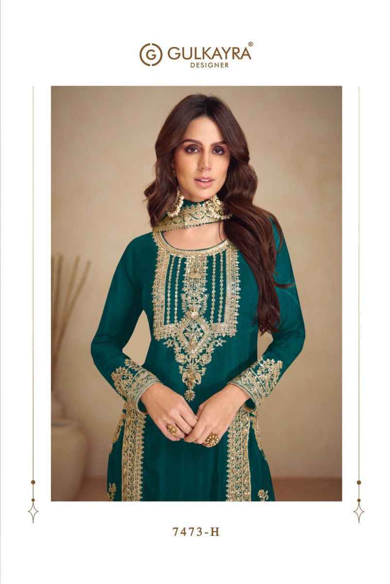 Gulkayra Designer Apsara Vol 3 Readymade Chinon Salwar Kameez Wholesale Price ( 5 Pcs Catalog )