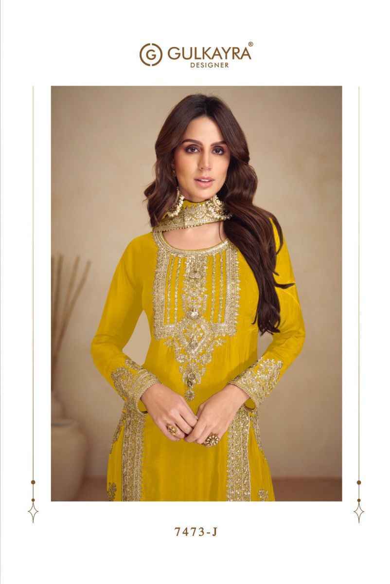 Gulkayra Designer Apsara Vol 3 Readymade Chinon Salwar Kameez Wholesale Price ( 5 Pcs Catalog )