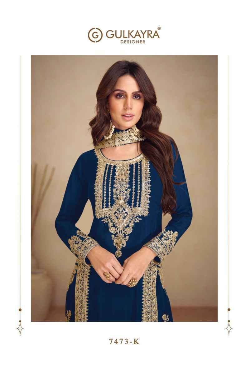 Gulkayra Designer Apsara Vol 3 Readymade Chinon Salwar Kameez Wholesale Price ( 5 Pcs Catalog )