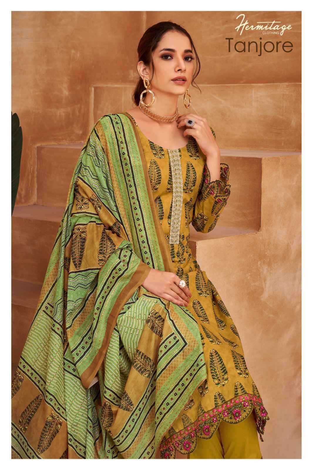 Hermitage Tanjore Salwar Kameez Wholesale Price ( 6 Pcs Catalog )