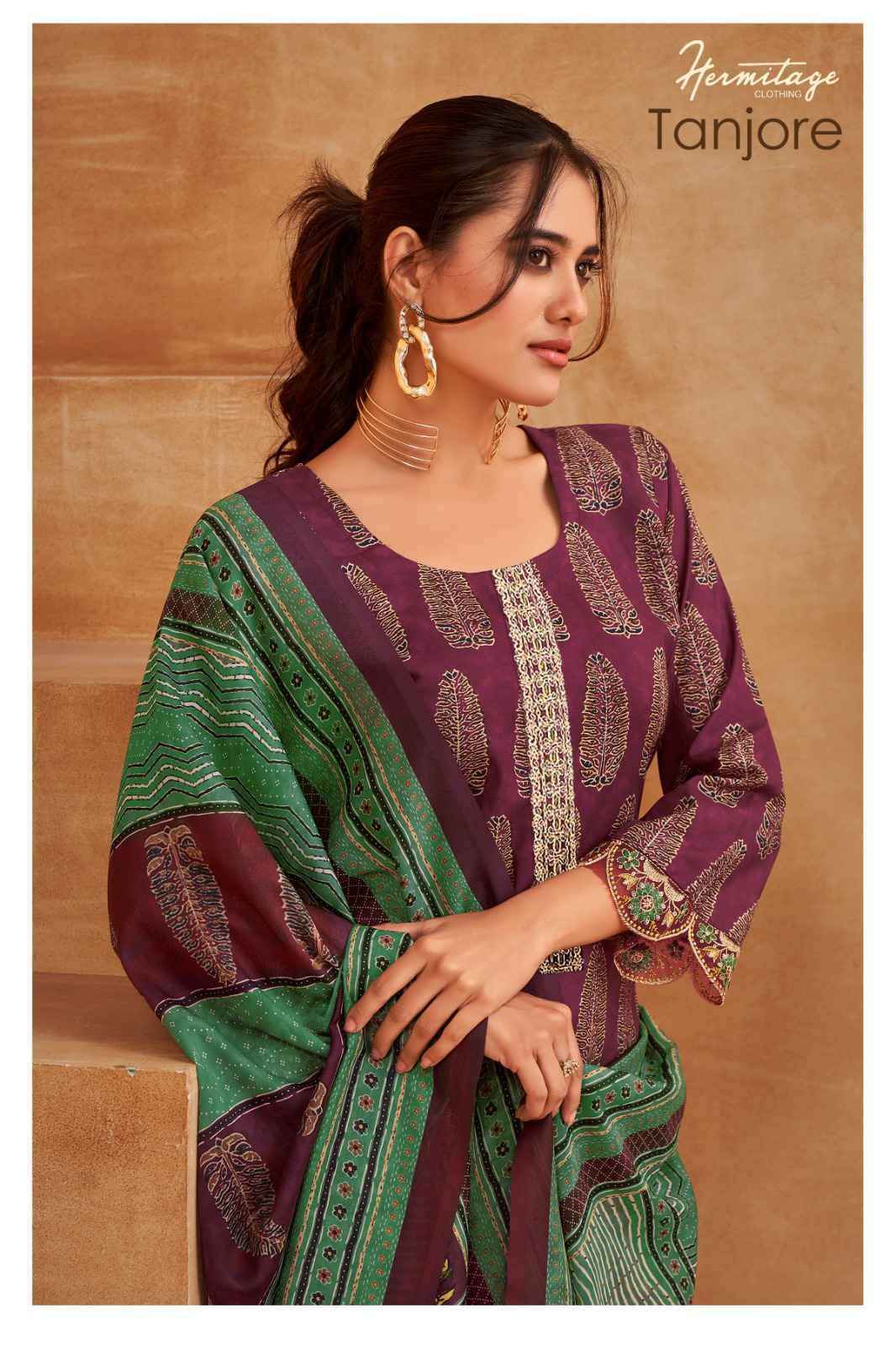 Hermitage Tanjore Salwar Kameez Wholesale Price ( 6 Pcs Catalog )