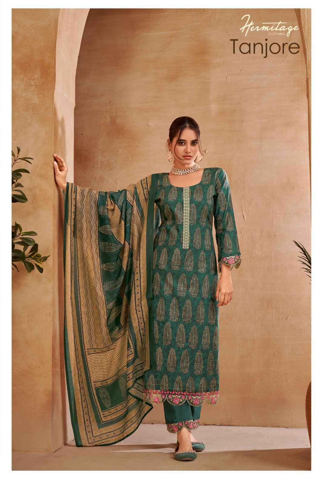 Hermitage Tanjore Salwar Kameez Wholesale Price ( 6 Pcs Catalog )
