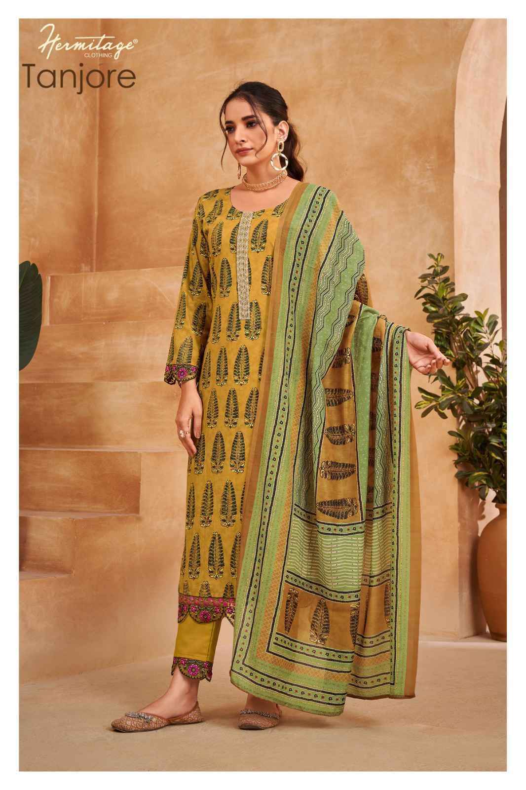 Hermitage Tanjore Salwar Kameez Wholesale Price ( 6 Pcs Catalog )