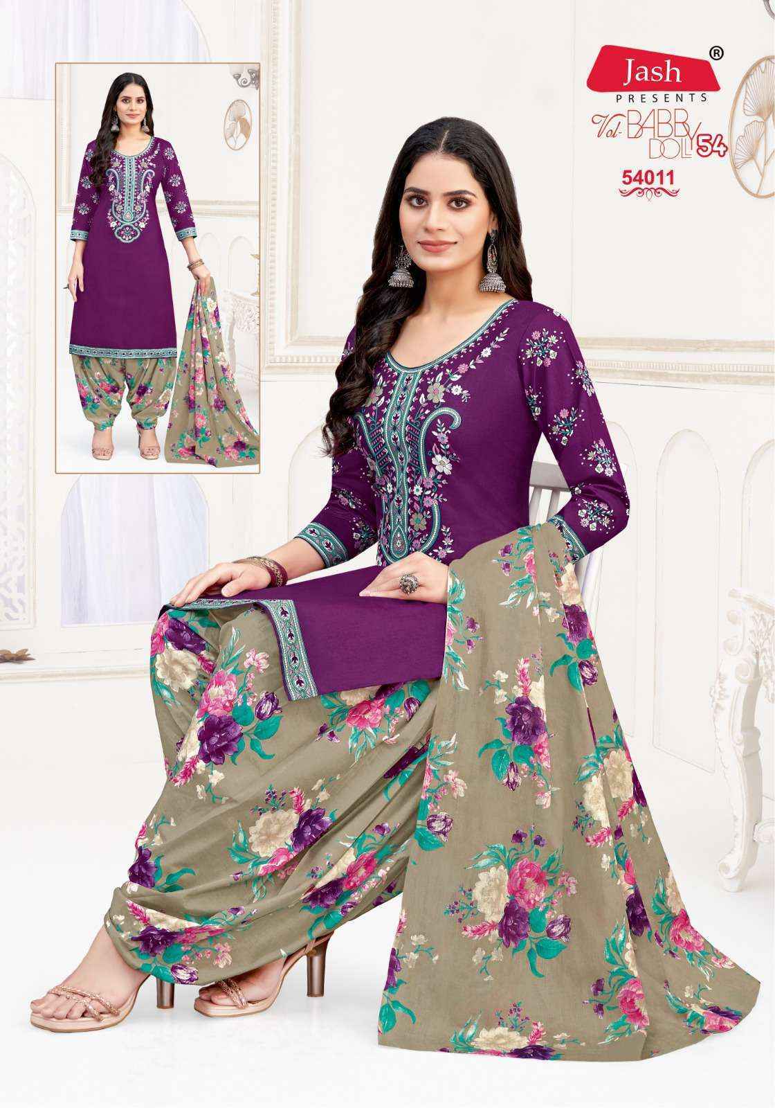 Jash Baby Doll Vol 54 Cotton salwar kameez wholesale price ( 12 pcs catalog )