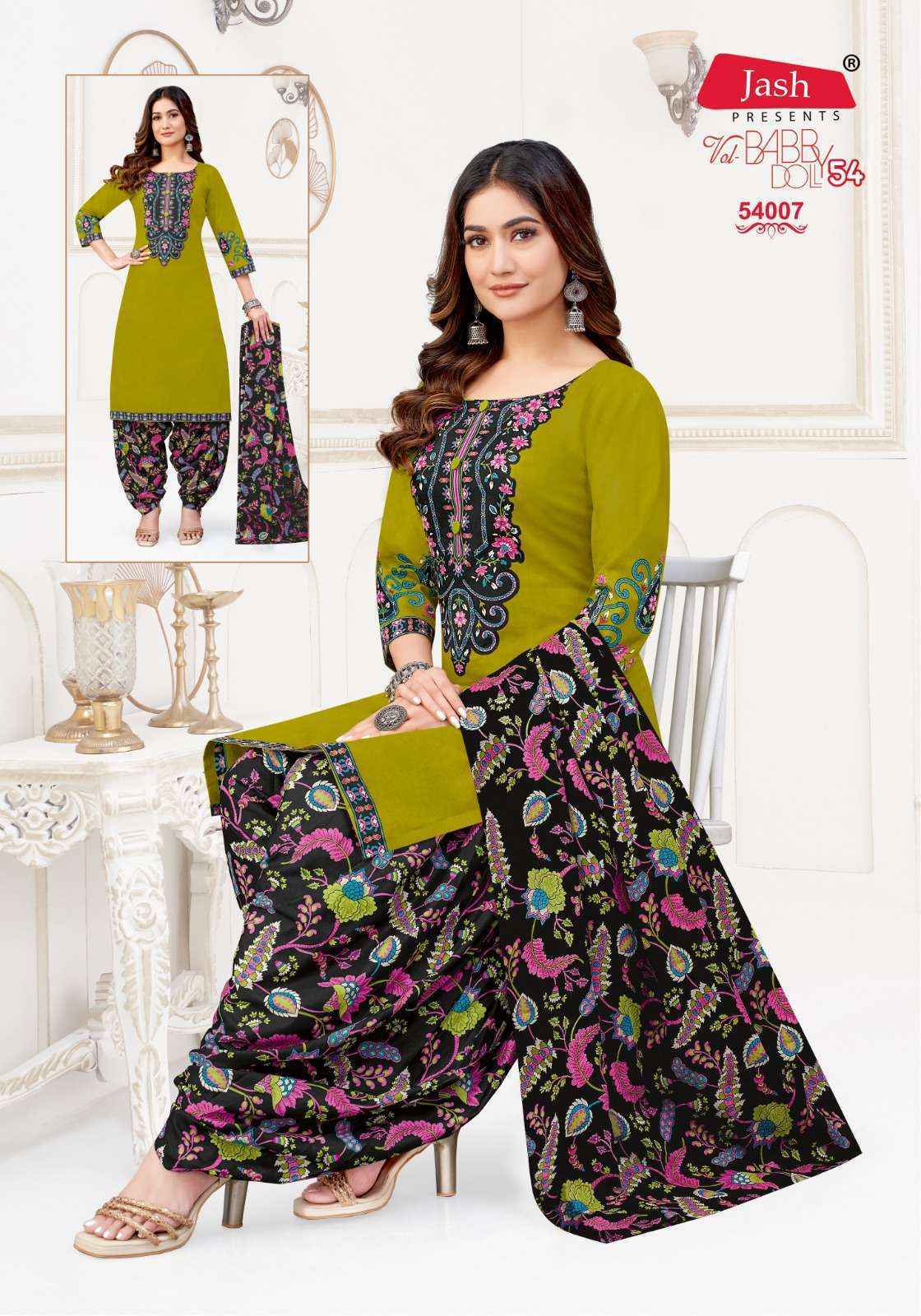 Jash Baby Doll Vol 54 Cotton salwar kameez wholesale price ( 12 pcs catalog )