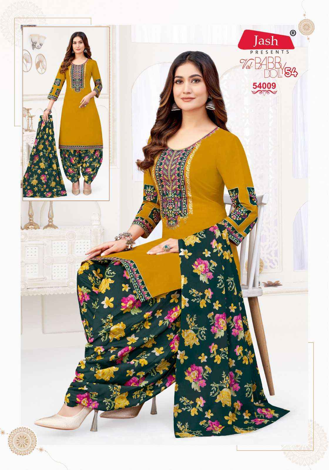 JASH BABY DOLL VOL-54 WHOLESALE COTTON SALWAR KAMEEZ ( 12 PCS CATALOG )