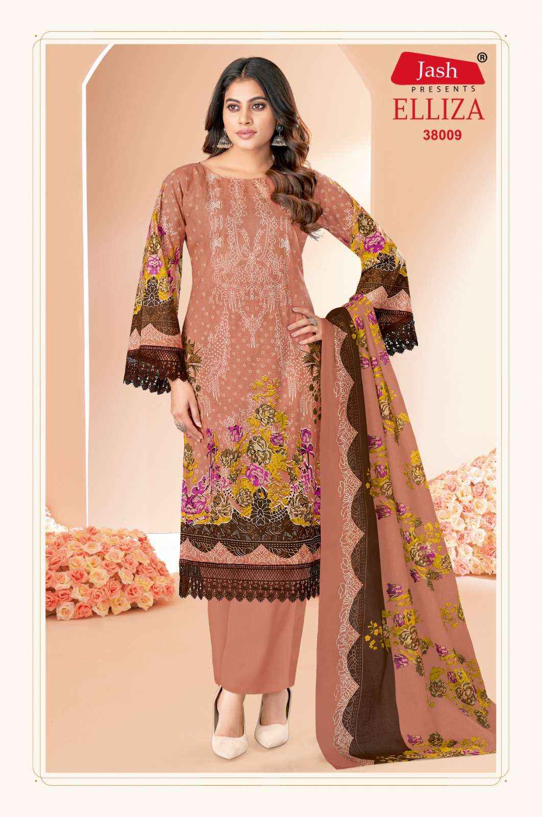 JASH COTTON ELLIZA VOL-38 PAKISTANI SALWAR KAMEEZ WHOLESALE PRICE ( 10 PCS CATALOG )